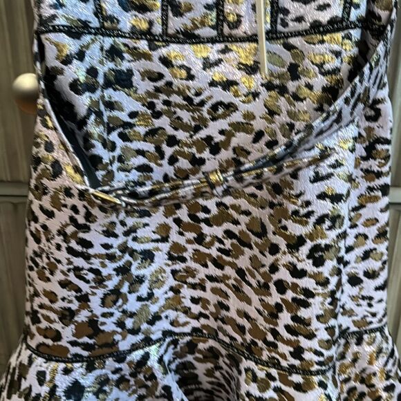 Jonathan Simkhai Lamé Jacquard Bustier Dress size 8 NWT - Picture 10 of 15